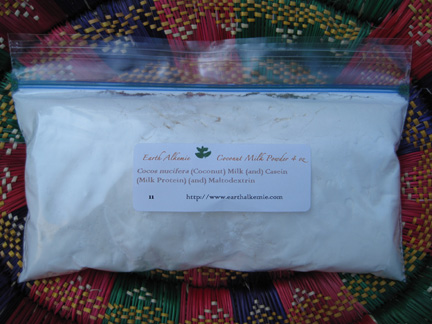 Earth Alkemie's Coconut Milk Powder